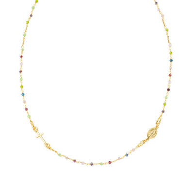 Collana Rosario Amen multicolor CRO10GARVE3