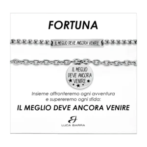 Bracciali coppia Luca Barra Fortuna BK2584